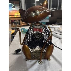 Deco breeze Martini Waiter cat desk fan bronze